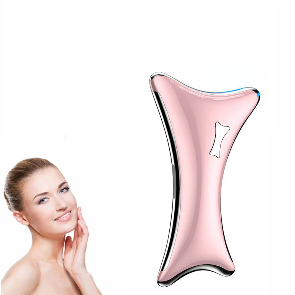 

2021 New Patent design Professional Face Lifting Electric scraping massager Heating Gua Sha Scraping Massage Tool