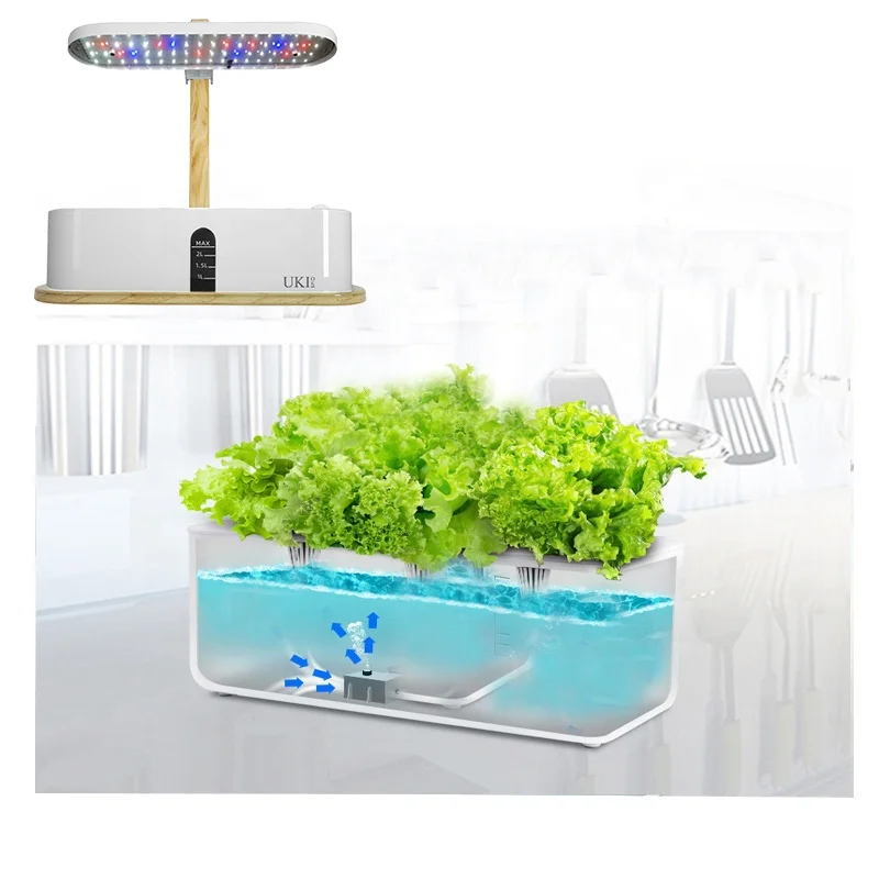 

Ukiok popular design smart mini garden kit Herb Plants Pots mini garden table farm mini indoor garden