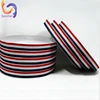 Wholesale 3mm thickness eco-friendly colorful mixed polypropylene PP knitted elastic cotton woven strap webbing