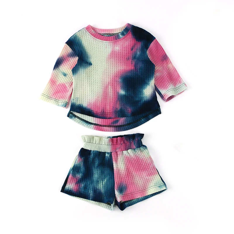 

Beauty Design Tie Dye Baby Pad Suit Cotton Material Tye Dye Baby Clothes Baby Tie Dye Sweater Suit, Various colours