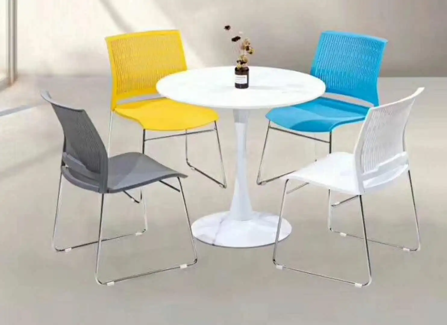 Wholesale Plastic Chair Price More Colors Metal Frame Chair Buy