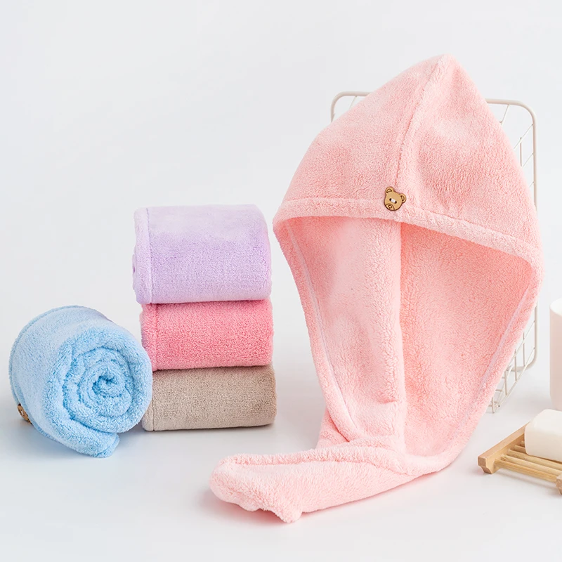 

Factory Direct Dry hair wrapping towel quick drying microfiber hair towel