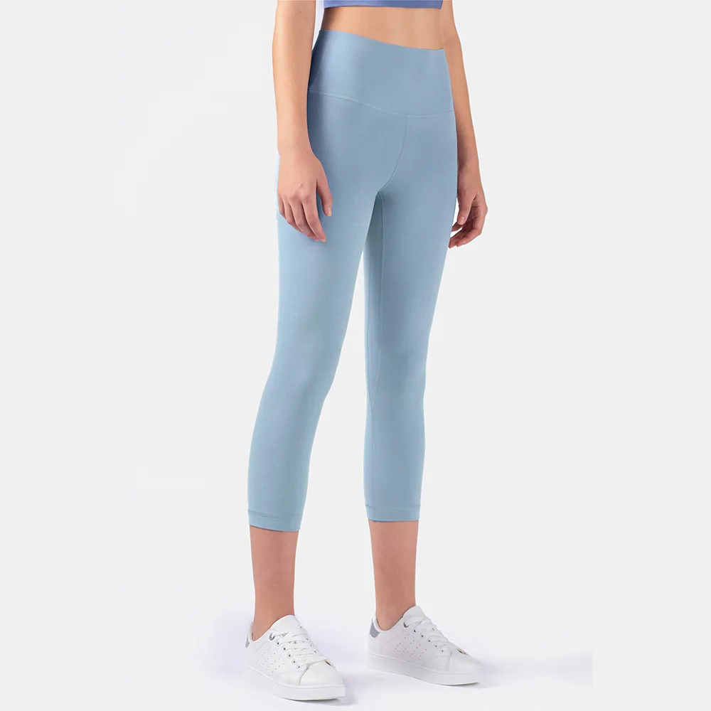 

High waist ladies leggings sexy sport running gym yoga pants with pockets for women