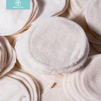 

HappyFlute washable facial cleaning pad cotton rounds cosmetic reusable bamboo makeup remover pads