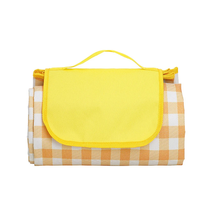

Foldable Printed Plaid Waterproof Outdoor Oxford Cloth Picnic Blanket Mat