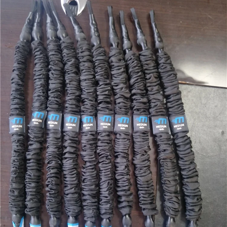 

Wholesale Latex resistance tube elastic Rope, Light blue,black