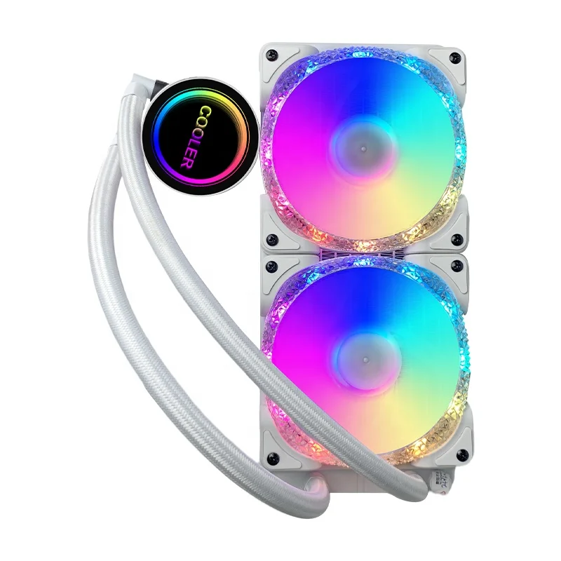 

AIO ARGB CPU Liquid Cooler Customizable LCD Display water cooling cooler pc fan