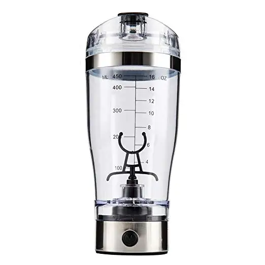 

BPA Free Rechargeable USB Charger Cable Protein Storage Container Electric Protein Shaker, Customized color