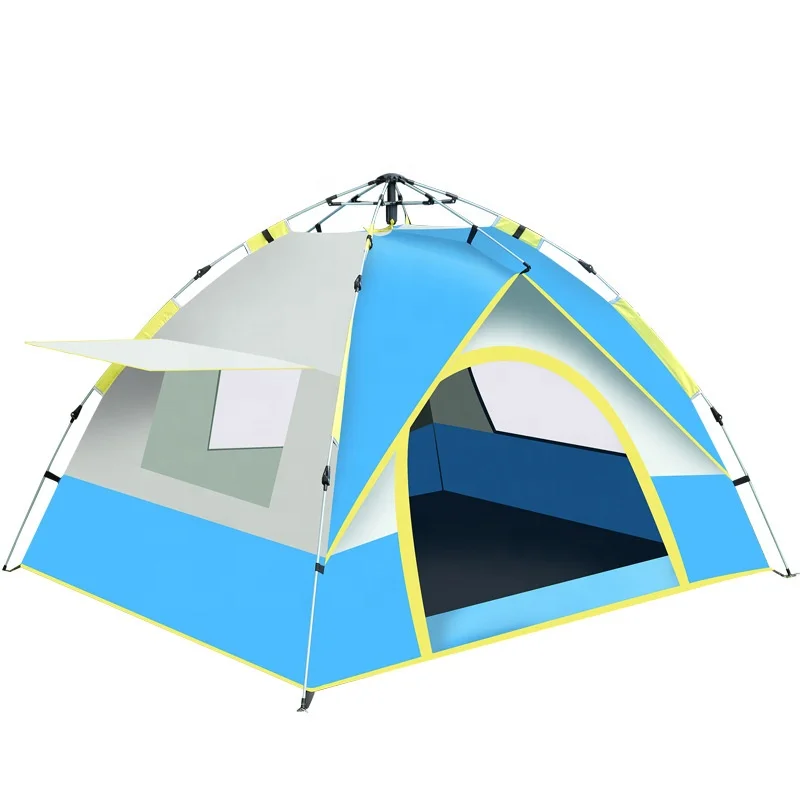 

Breathable UV-proof Waterproof Tienda Automatic Pop-up Hydraulic Spring Hiking Tent 3-4 People Family Camping Tent