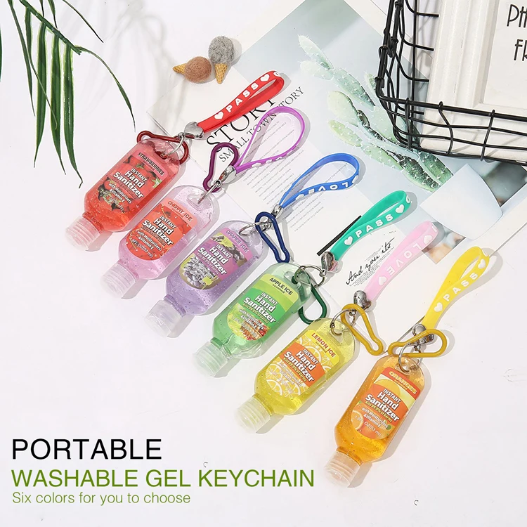 

Orchard Creative fruit fragrance removable key chain wash free hand sanitizer 53ml