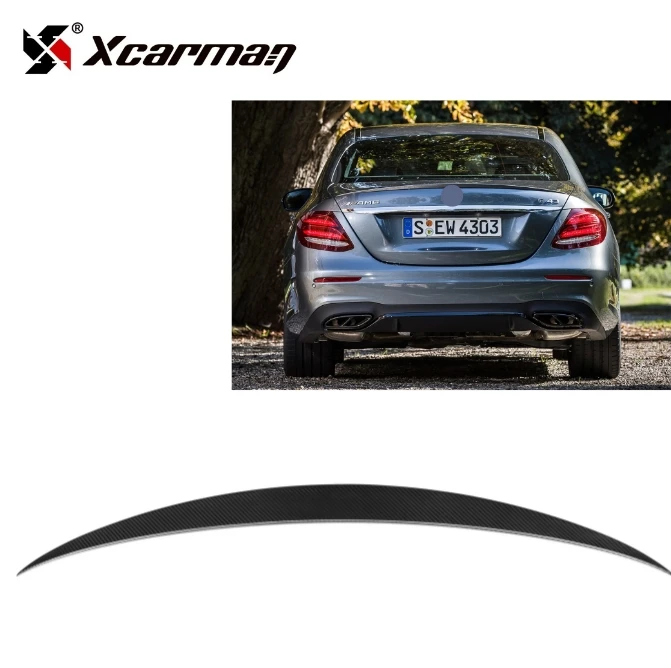

AMG Style Dry Carbon Rear Trunk Tail Wing Boot Lip Ducktail Spoiler for Mercedes Benz E Class W213 E43 E53 E63 AMG 2016+