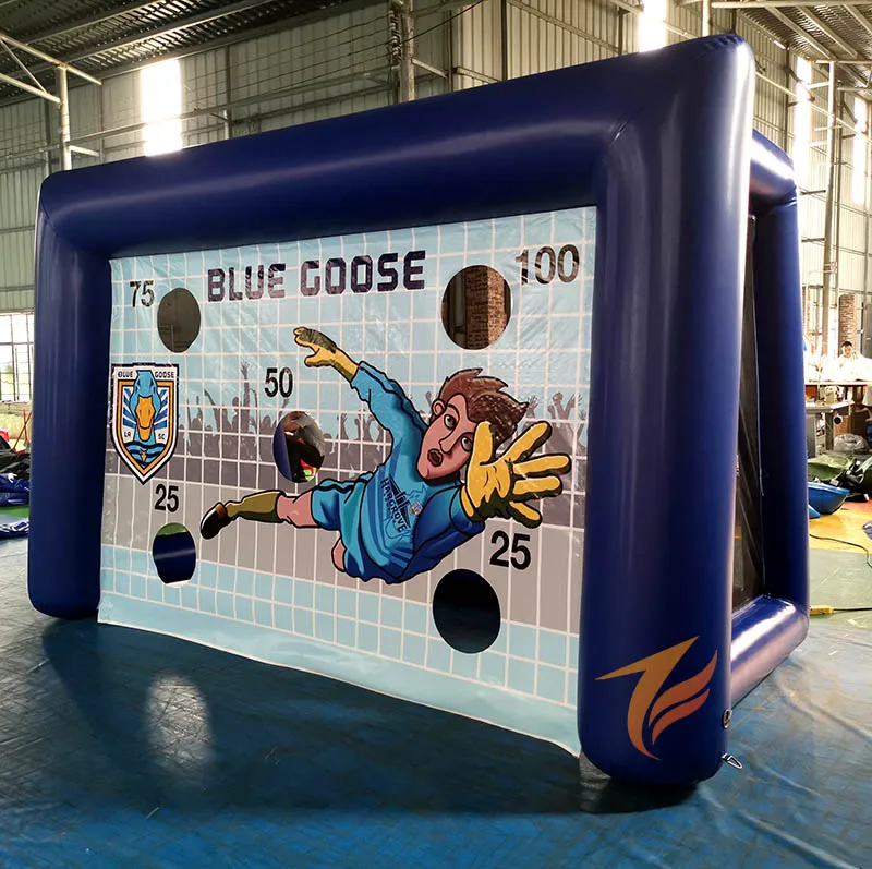 

Air Sealed inflatable soccer shoot goal target carnival game, As same as picture or as your request