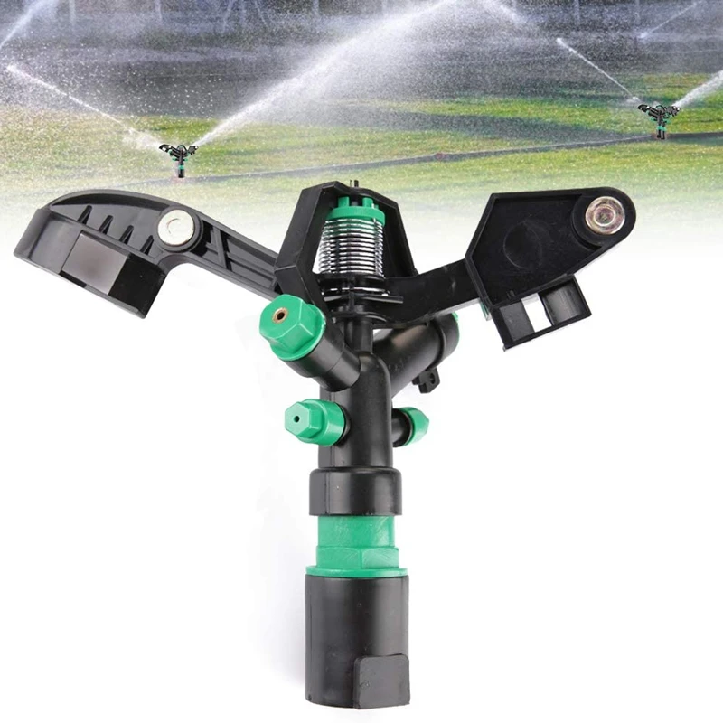 

adjusting lawn sprinkler irrigation landscaping agricultural irrigation sprinkler