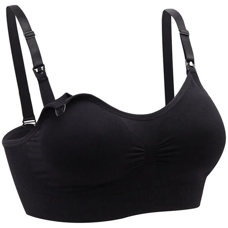 

Maternity bra nursing top adjustable straps breathable removable padded pregnant women underwear breast feeding bra, As the picture shows