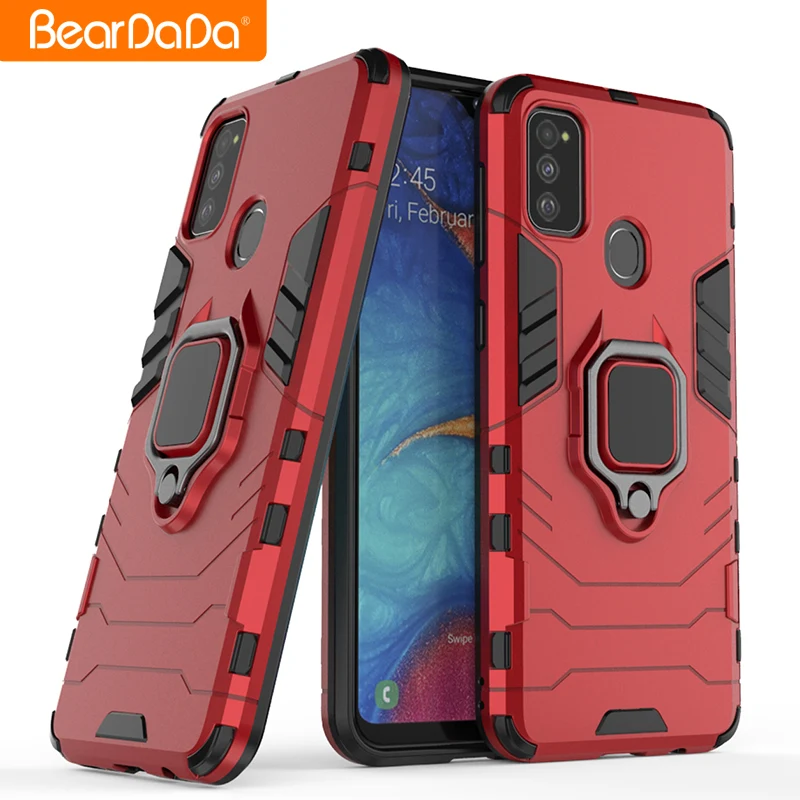 

Newest Design PC TPU perfect combination ring holder magnet phone cases back cover for Samsung Galaxy M30