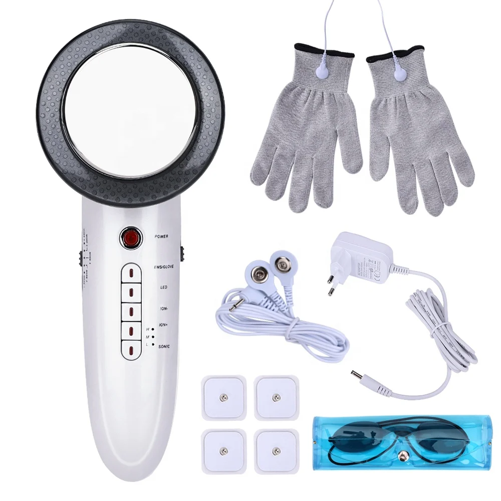 

6 in 1 EMS Infrared Therapy Ultrasonic Wave Anti Cellulite Skin Tightening Body Fat Burner Weight Loss Slimming Massager