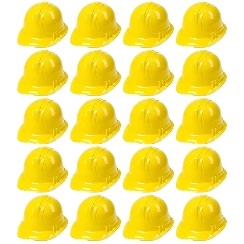 Plastic Children's Safety Hat Toy Construction Hard Hat Building Dress