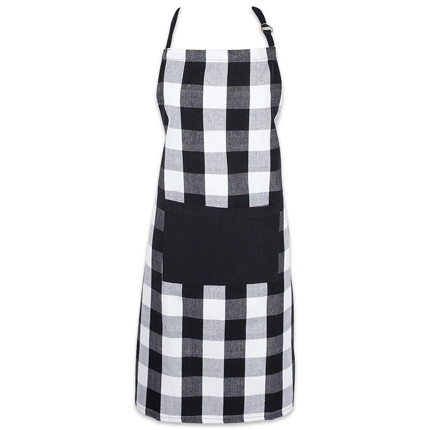 

Wholesale Cotton Adjustable Buffalo Check Plaid Apron, As the picture show