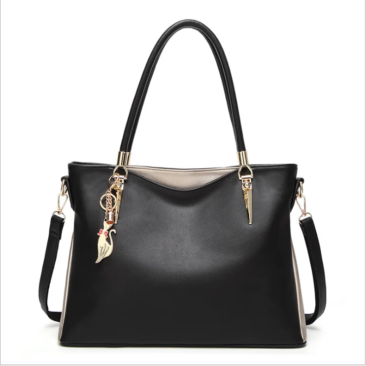 

Fashionable Hardware Pendant Utility Tote Work Tote Large Tote Bags, 4 colors