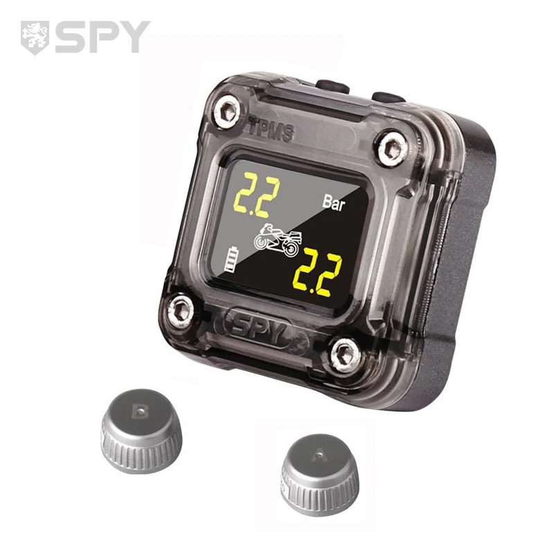 

SPY Waterproof tire pressure monitoring system external sensor motorcycle tpms for motorcycle