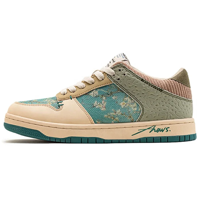 

Dropshipping Custom Logo Van Gogh Almond Blossoms Designer Brand Sneakers Unisex Waling Style Casual Shoes Men