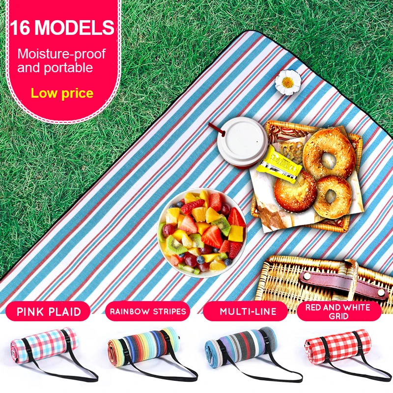 

C'dear Lightweight Portable Waterproof Outdoor Camping Accessories Mattress Sleeping Pad Towel Picnic Beach Blanket Tourist Mat, Multiple colour