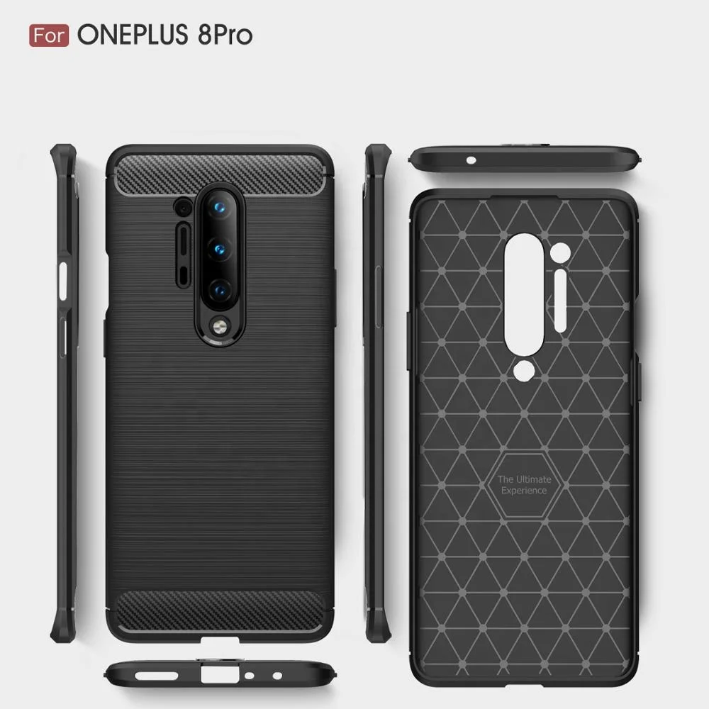 

For Oneplus 8pro mobile phone carbon fiber tpu brushed phone case cover, Multi-color, can be customized