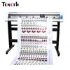 Teneth 2019 new model vinyl cutting machine with real camera / automatic contour cutting with Full touch screen