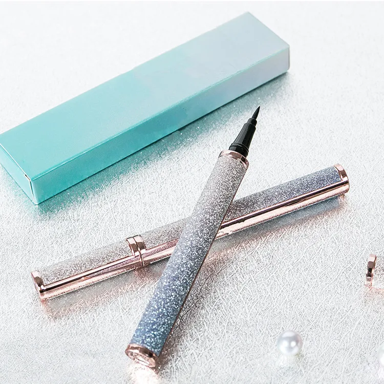

Zhenhai best quality waterproof eyeliner pen 3d mink magneti private label liquid eyeliner, Black