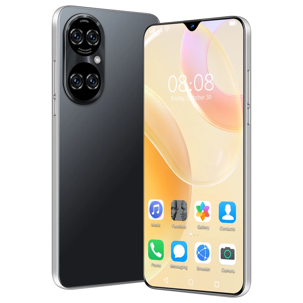 

2021 cheap big screen 6.7 HD P50 Pro 8G+256G Android original wholesale android phone phones mobiles from china