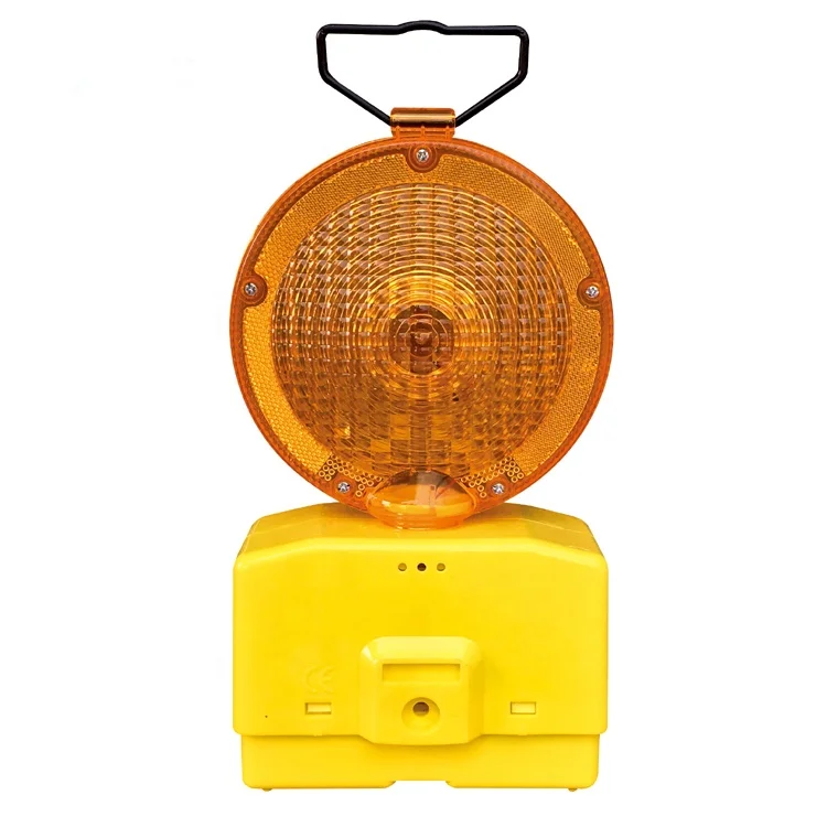 UV Coated 2 Sided Visibility Amber Barricade Light Beacon LED Lamp