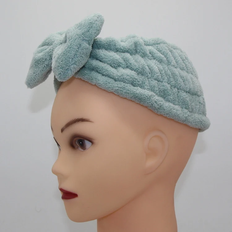 Custom Logo Spa Facial Headband Coral Velvet Spa Headband Stretch