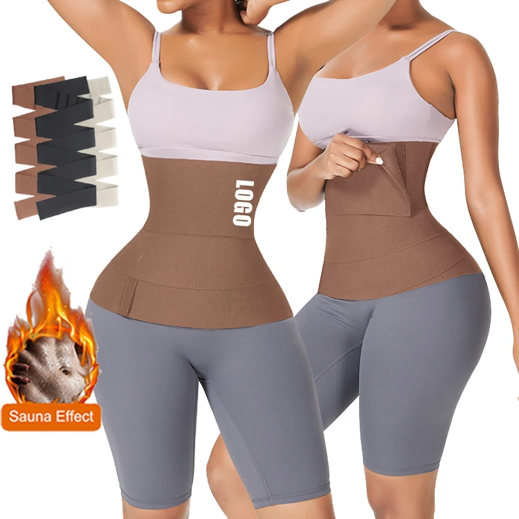 

Snatch Me Up Bandage Wrap Belly Compression  Bandage Tummy Wrap Bandage Wrap Waist Trainer, Red