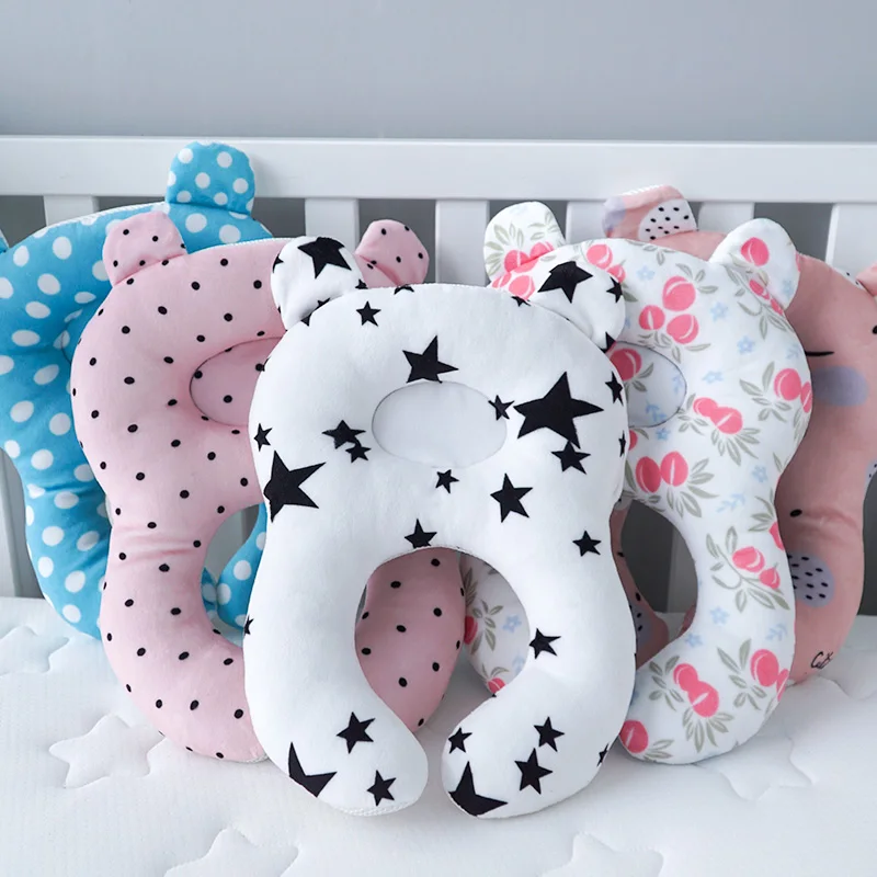 

3D Mesh 100% Cotton Car Seat Stroller Head Protection Baby Car Neck Pillow