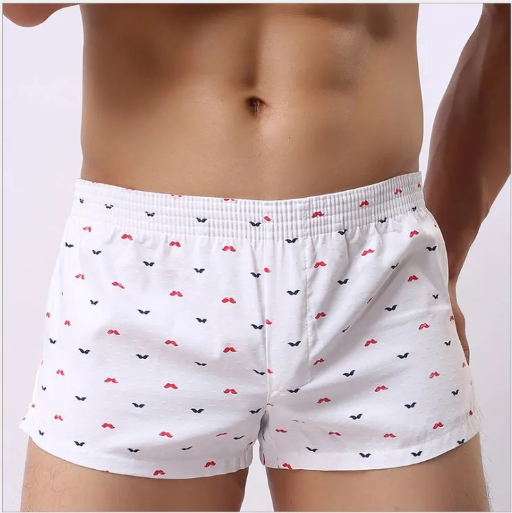 

Wholesale Price Plus Size Man Panties Casual Mid Waist Loose Underwear Men's Cotton Boxer Briefs, Multi colors
