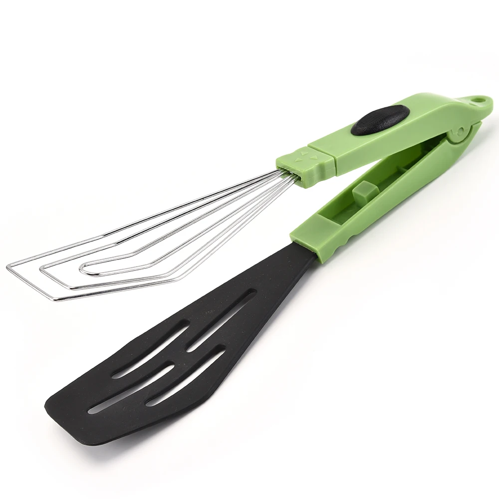 

New Design 2-in-1Multi-function Nylon and Stainless steel Food Tongs and Whisk,Turner and Whisk, Customized color