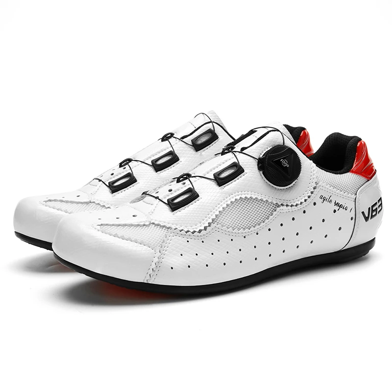

Road Bike Cycling Shoes Self-locking Shoes Non-slip Breathable Nano Leather Material Professional Riding Shoes