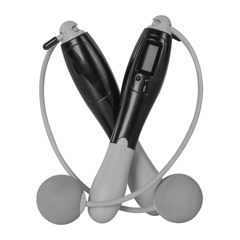 

Adjustable Jump Rope student Counting skipping rope Portable Durable Skipping, Blue,pink,gray