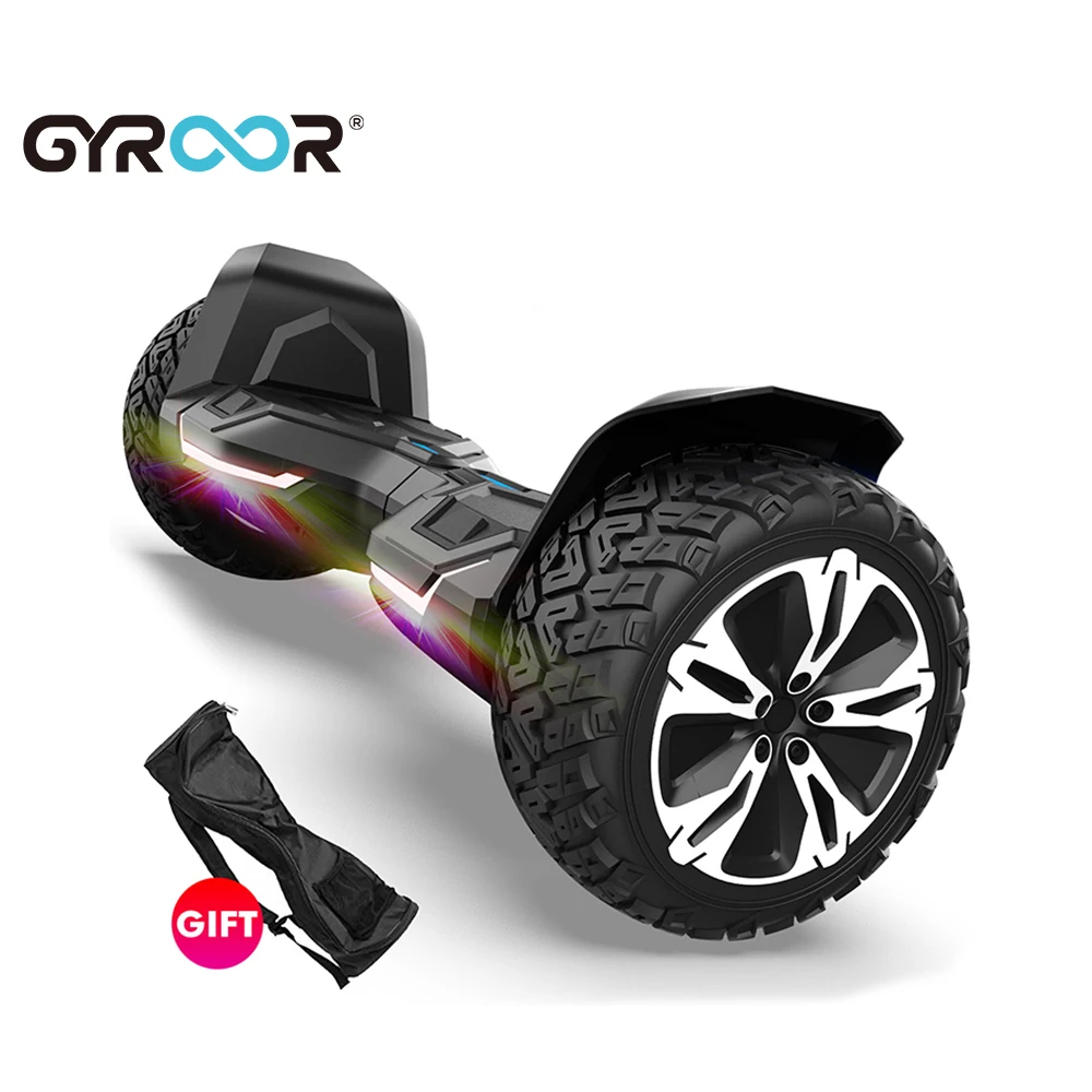 

Gyroor Most popular adult hoverboard with 350w electric motors hoverboard off road, Black/red/white/blue