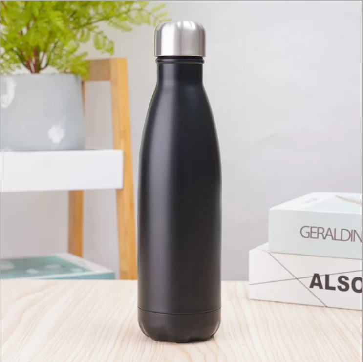 

17oz 25oz Outdoor Promotional Double Wall Stainless Steel Cola Shape Insulated Thermal Sport Water Vacuum Flask With Custom Logo, Customized colors acceptable