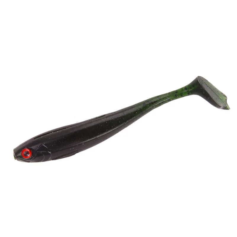 

2020 Amazon Black T-tail Fake Soft Lure 5g 8.4cm Fishing Bait Large Molding Soft Lure, 9 colors