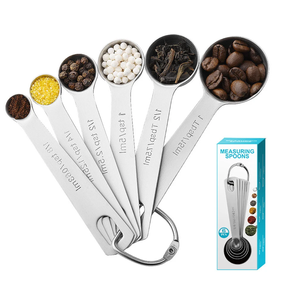 

Wholesale 1.2Mm Thicker Different Sizes Spoon Measuring Set, High Quality Baking Tools Mini Measuring Spoon