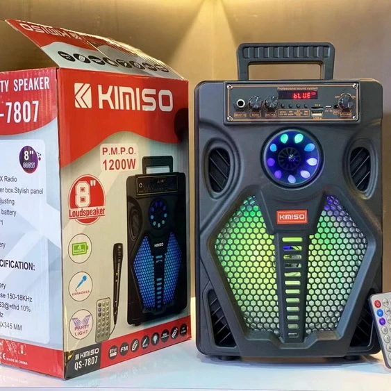 

QS-7807 Lowest Price product multi function btspeaker with wired microphone