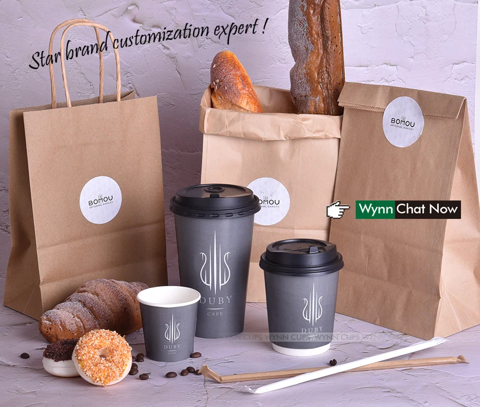 Custom coffee paper cups