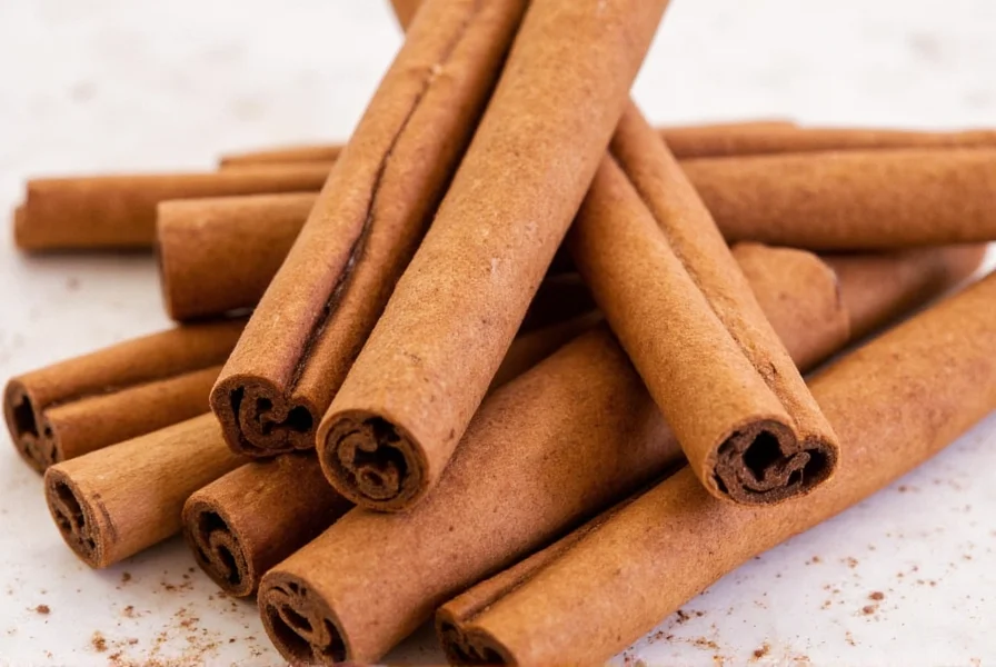 Side-by-side comparison of ground Cassia cinnamon showing darker brown powder versus lighter Ceylon cinnamon powder in matching containers