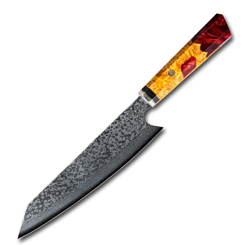 

LOW MOQ hot selling kitchen 8 Inch VG10 Damascus kitchen knife