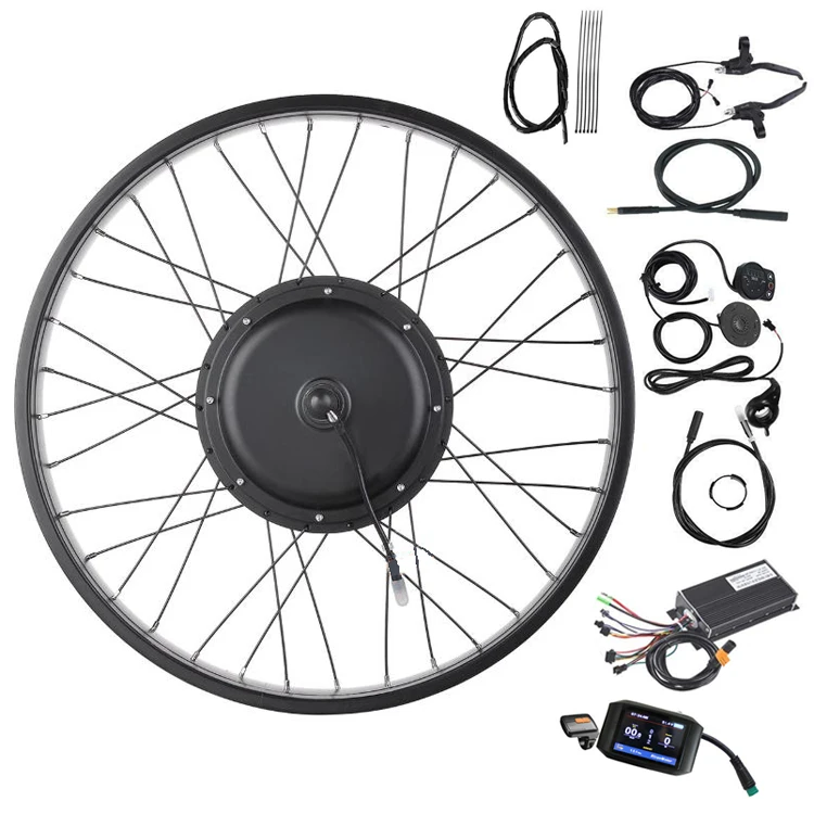 

China 36 v 48 v 500 w 1500 w 700 c electric bike kit electric dirt bike kit with Lithium Battery