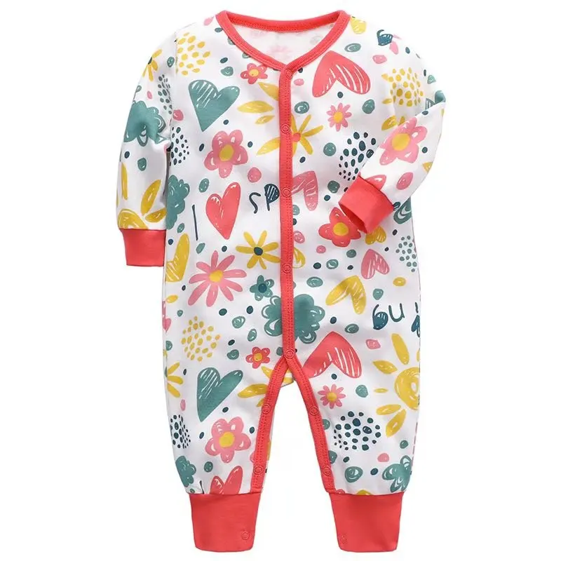 

Lovely High Quality Baby Clothes Cotton Baby Rompers Long Sleeve Clothes For Baby, Picture shows