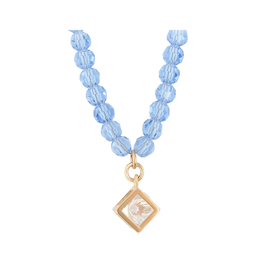 

46787 Xuping fashion wholesale jewelry beaded design crystal necklace for ladies