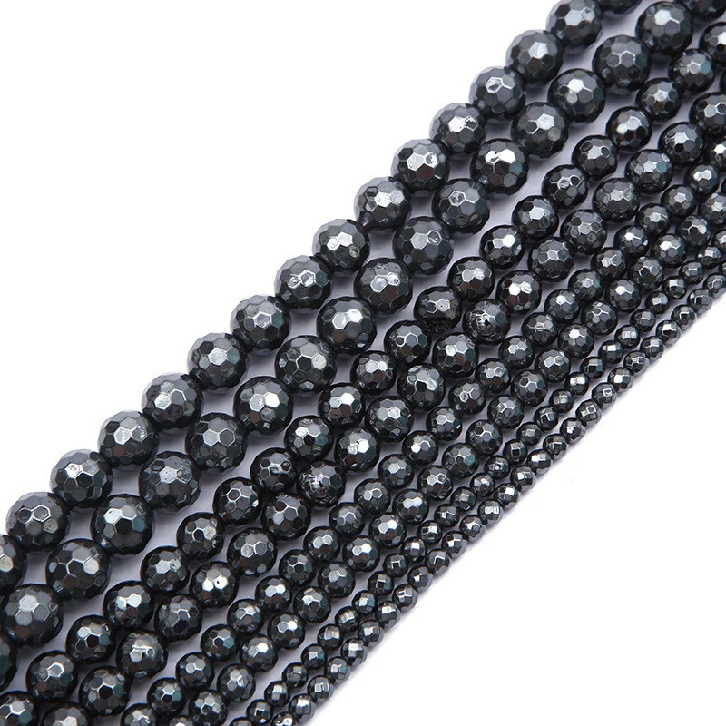 

Hot Wholesale Hematite Bracelet Cuted hematite Loose Beads Gold Hematite Beads For DIY